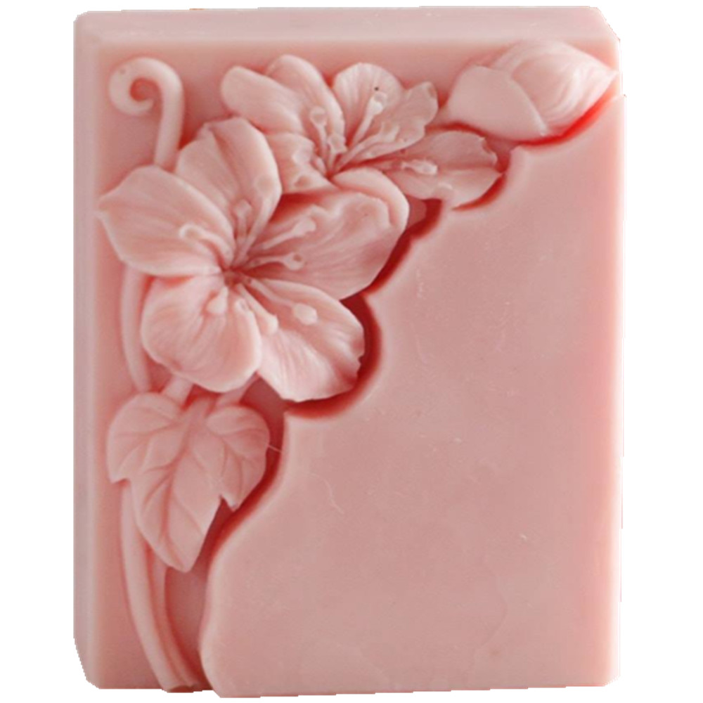 Soap Making Process - Красивая форма для мыла с цветочным