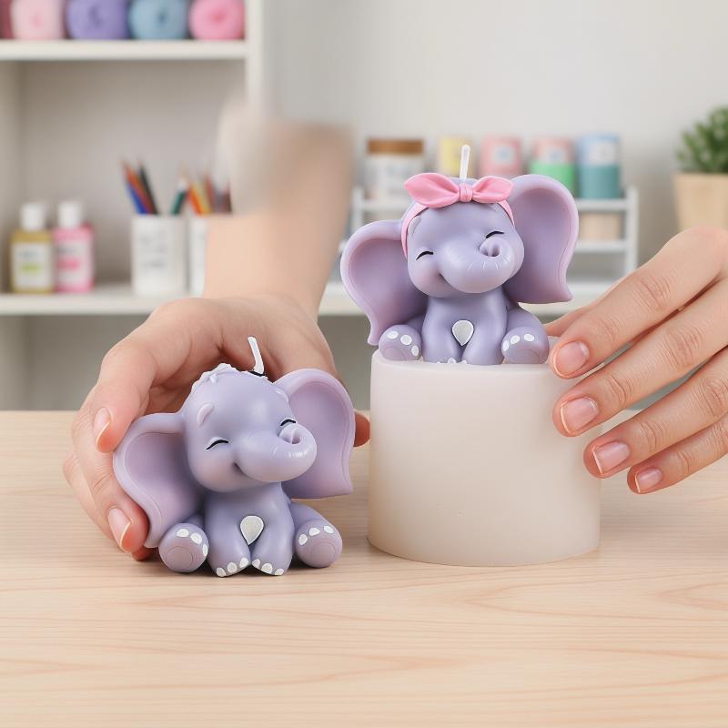 Natural Making Soap - Милая 3D-форма для свечей в виде