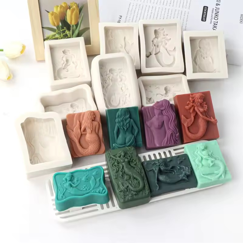 Soap Making Guide For Beginners - Прямоугольная силиконовая форма для свечей и