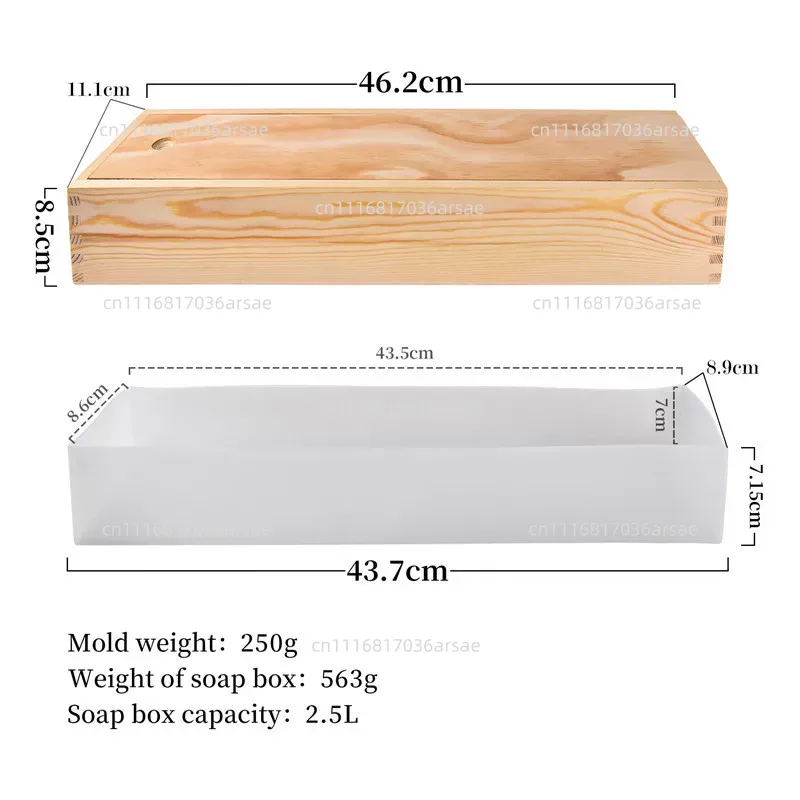 Soap Making Process - Силиконовая форма для мыла с деревянной