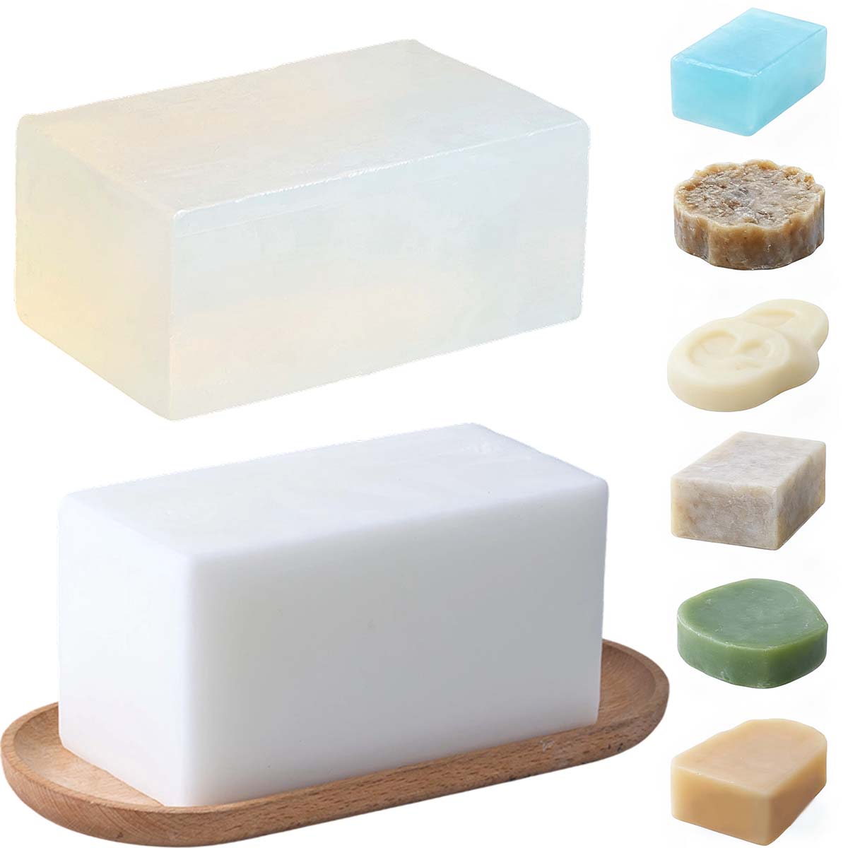 Коробка 1000 г, прозрачное бел – обзор и цена Soap Making Ingredients